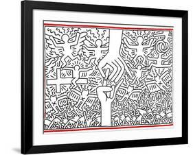 The Marriage of Heaven and Hell, 1984-Keith Haring-Framed Giclee Print