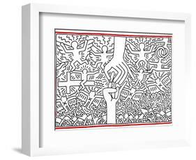 The Marriage of Heaven and Hell, 1984-Keith Haring-Framed Giclee Print