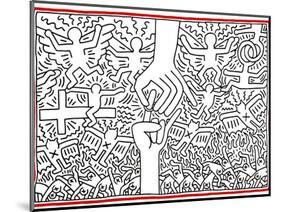 The Marriage of Heaven and Hell, 1984-Keith Haring-Mounted Giclee Print