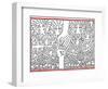The Marriage of Heaven and Hell, 1984-Keith Haring-Framed Premium Giclee Print