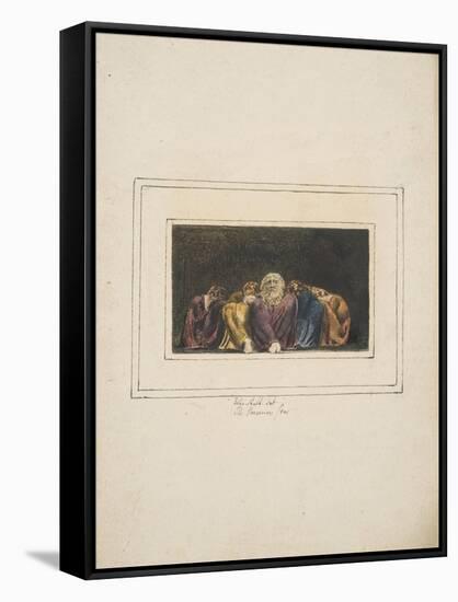 The Marriage of Heaven and Hell Pl. 16-William Blake-Framed Stretched Canvas