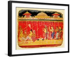 The Marriage of Krishna's Parents-null-Framed Giclee Print