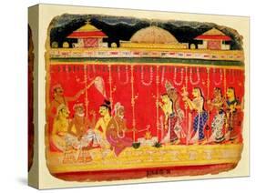The Marriage of Krishna's Parents-null-Stretched Canvas