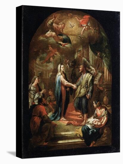 The Marriage of Mary and Joseph, 18th or Early 19th Century-Domenico Corvi-Stretched Canvas