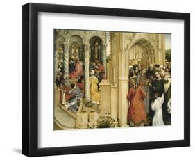 The Marriage of Mary and Joseph, C.1420-Robert Campin-Framed Giclee Print