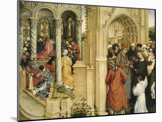 The Marriage of Mary and Joseph, C.1420-Robert Campin-Mounted Giclee Print
