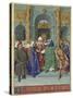 The Marriage of Mary and Joseph (Hours of Étienne Chevalie)-Jean Fouquet-Stretched Canvas