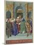 The Marriage of Mary and Joseph (Hours of Étienne Chevalie)-Jean Fouquet-Mounted Giclee Print