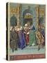 The Marriage of Mary and Joseph (Hours of Étienne Chevalie)-Jean Fouquet-Stretched Canvas