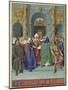 The Marriage of Mary and Joseph (Hours of Étienne Chevalie)-Jean Fouquet-Mounted Giclee Print