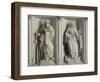 The Marriage of Mary and Joseph. (Revers)-Robert Campin-Framed Giclee Print