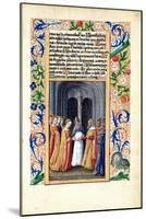 The Marriage of Michal to David, from the "Book of Hours of Louis D'Orleans", 1469-Jean Colombe-Mounted Giclee Print