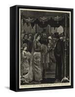 The Marriage of Mr Leopold De Rothschild and Mademoiselle Marie Perugia in the Central Synagogue-null-Framed Stretched Canvas