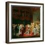 The Marriage of Napoleon I and Marie Louise Archduchess of Austria, 2nd April 1810, 1810-Georges Rouget-Framed Giclee Print