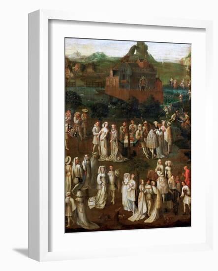 The Marriage of Philip the Good to Isabella of Portugal on January 1430-Jan van Eyck-Framed Giclee Print