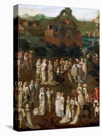 The Marriage of Philip the Good to Isabella of Portugal on January 1430-Jan van Eyck-Stretched Canvas