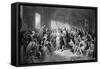 The Marriage of Pocahontas (C.1595-1617) Engraved by John C. Mccrae-Henry Brueckner-Framed Stretched Canvas