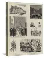 The Marriage of Prince Waldemar of Denmark and Princess Marie of Orleans at Eu, France-null-Stretched Canvas