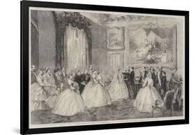 The Marriage of Princess Alice with Prince Louis of Hesse in the Dining-Room of Osborne House-null-Framed Giclee Print