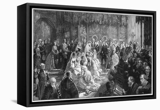 The Marriage of Princess Louise, 21 March 1871-Sydney Prior Hall-Framed Stretched Canvas