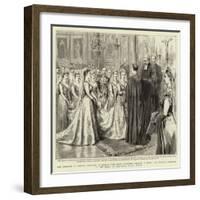 The Marriage of Princess Margaret of Prussia with Prince Frederick Charles of Hesse-null-Framed Giclee Print