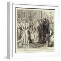 The Marriage of Princess Margaret of Prussia with Prince Frederick Charles of Hesse-null-Framed Giclee Print