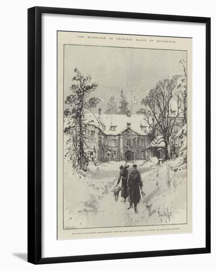 The Marriage of Princess Marie of Edinburgh-Herbert Railton-Framed Giclee Print