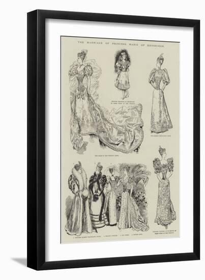 The Marriage of Princess Marie of Edinburgh-null-Framed Giclee Print