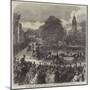 The Marriage of Princess Mary of Cambridge and Prince Teck, Arrival of the Queen at Kew-null-Mounted Giclee Print