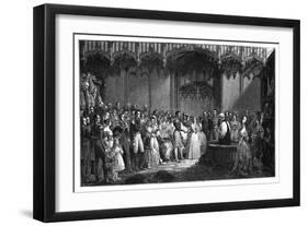 The Marriage of Queen Victoria and Prince Albert, 1840-George Hayter-Framed Giclee Print