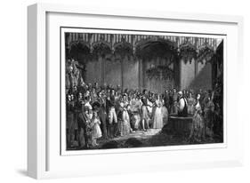 The Marriage of Queen Victoria and Prince Albert, 1840-George Hayter-Framed Giclee Print