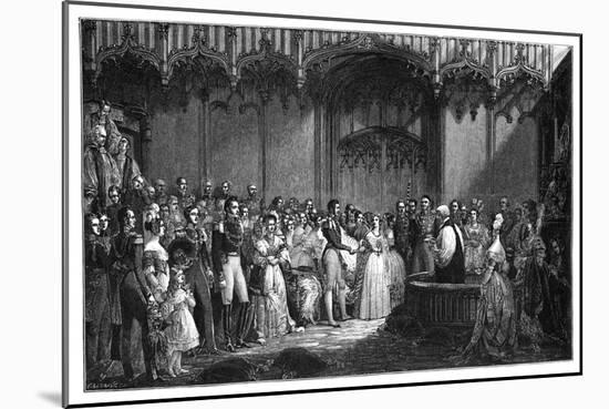The Marriage of Queen Victoria and Prince Albert, 1840-George Hayter-Mounted Giclee Print