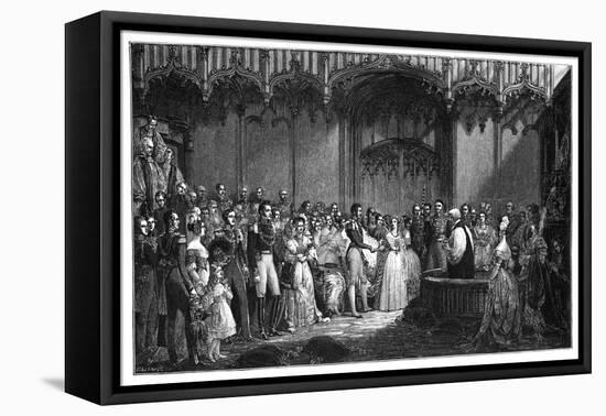 The Marriage of Queen Victoria and Prince Albert, 1840-George Hayter-Framed Stretched Canvas