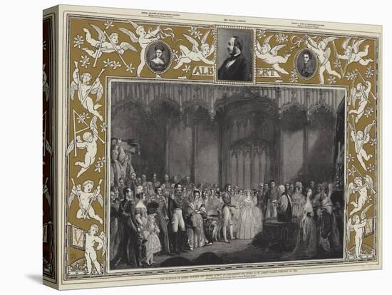 The Marriage of Queen Victoria and Prince Albert of Saxe-Coburg and Gotha at St James's Palace-Sir George Hayter-Stretched Canvas