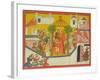 The Marriage of Rama and His Brothers from the "Sangri Ramayana"-null-Framed Giclee Print