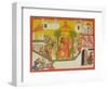 The Marriage of Rama and His Brothers from the "Sangri Ramayana"-null-Framed Giclee Print