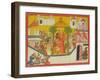 The Marriage of Rama and His Brothers from the "Sangri Ramayana"-null-Framed Giclee Print