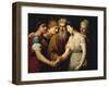 The Marriage of Sarah, 1791-Gaspare Landi-Framed Giclee Print