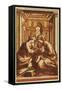 The Marriage of St. Catherine-Correggio-Framed Stretched Canvas