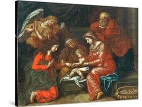 The Marriage Of St Catherine-Italian School-Stretched Canvas