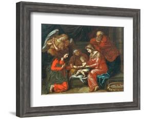 The Marriage Of St Catherine-Italian School-Framed Giclee Print