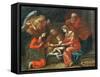 The Marriage Of St Catherine-Italian School-Framed Stretched Canvas