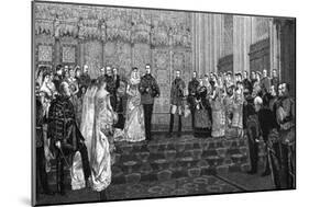 The Marriage of the Duke and Duchess of Albany, 27 April 1882-James Dromgole Linton-Mounted Giclee Print
