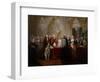 The Marriage of the Duke and Duchess of York, 1791-Henry Singleton-Framed Giclee Print