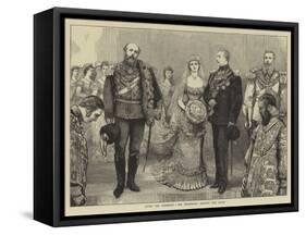 The Marriage of the Duke of Connaught, after the Ceremony, the Procession Leaving the Altar-null-Framed Stretched Canvas