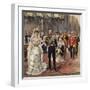 The Marriage of the Duke of Cornwall and York to Princess Mary-Henry Payne-Framed Giclee Print