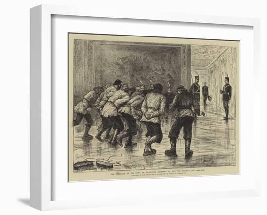 The Marriage of the Duke of Edinburgh, Polishing Up for the Wedding, 16 January (Os)-null-Framed Giclee Print