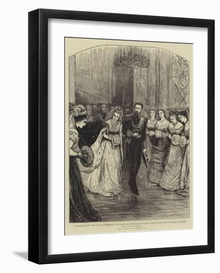 The Marriage of the Duke of Edinburgh-null-Framed Giclee Print