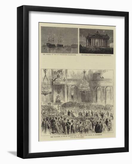 The Marriage of the Duke of Edinburgh-null-Framed Giclee Print