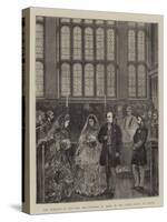 The Marriage of the Earl and Countess of Derby at the Chapel Royal, St James'S-null-Stretched Canvas